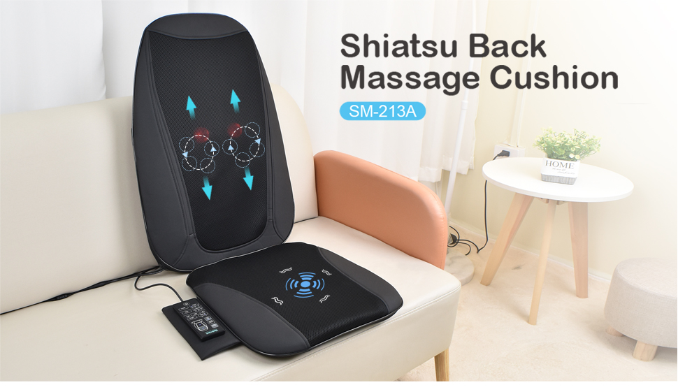 Large-Sized Back Massage Cushion With heat