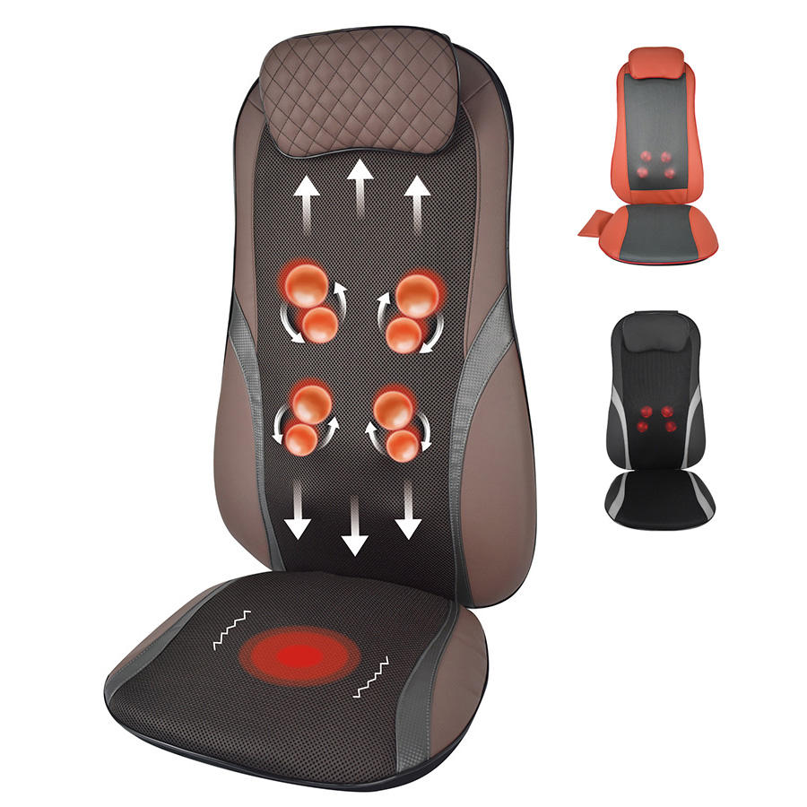 Shiatsu Massage Cushion With Adjustable Headrest