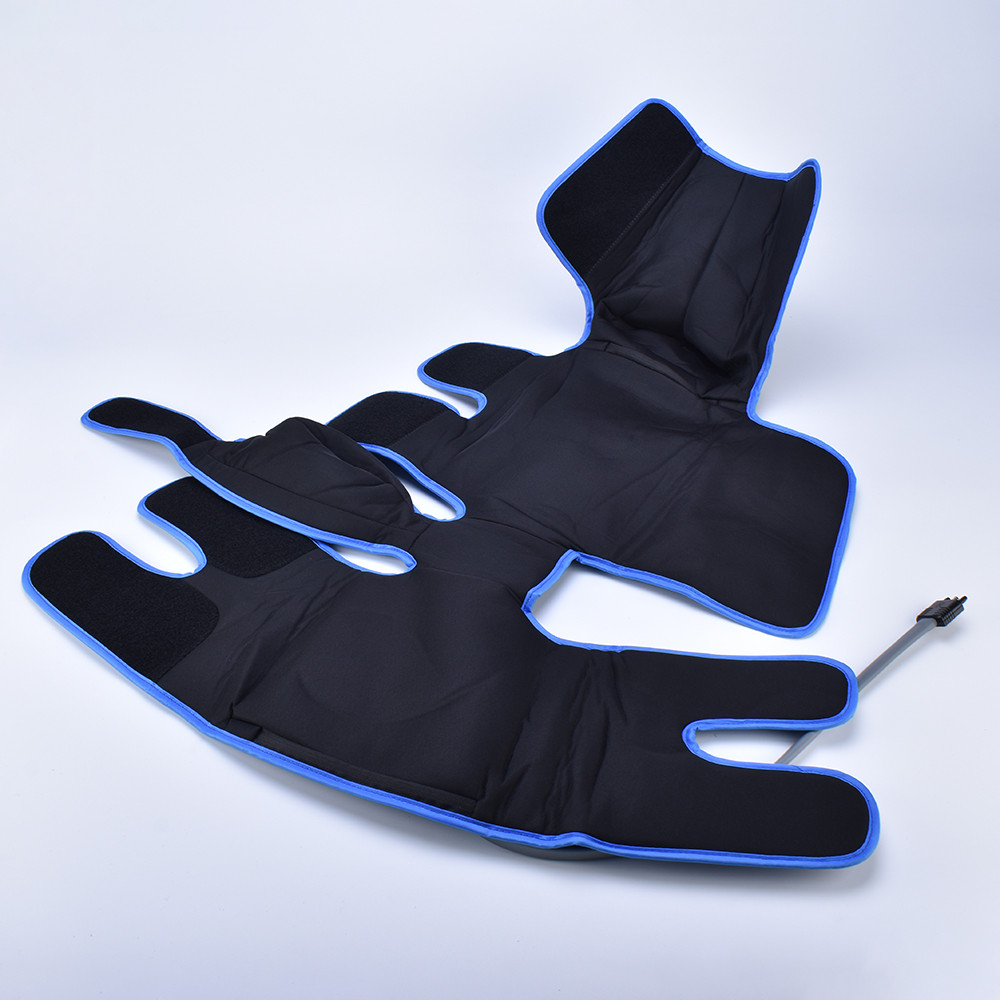 AIR COMPRESSION LEG MASSAGER WITH HEAT