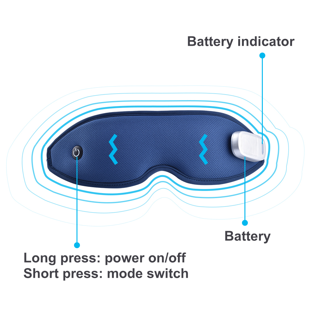Wireless Vibration Heated Therapy Eye Massager