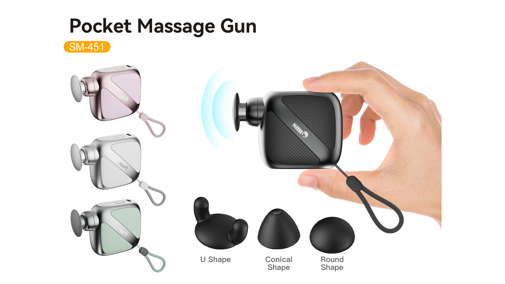 Super Mini Massagepistole SM-451